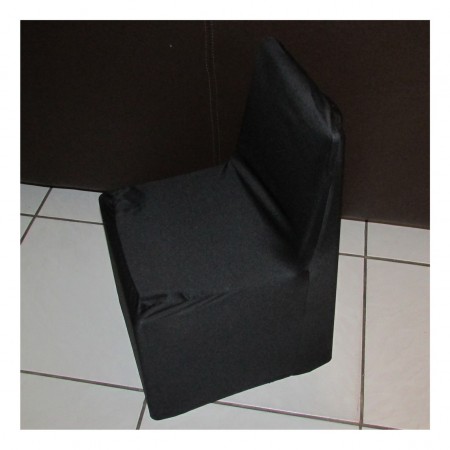 Black chair cover