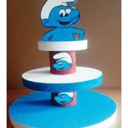 Smurf Cupcake Stand